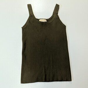 Michael Kors Size Small Dark Olive Tank Top